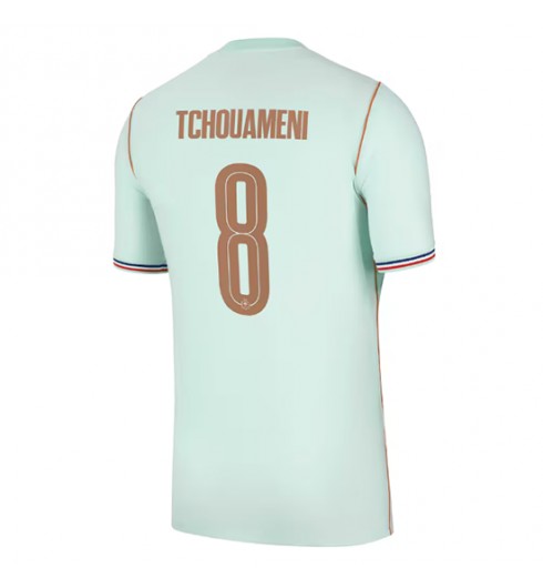 Francie Aurelien Tchouameni #8 Venkovní Dres MS 2026 Krátký Rukáv Francie Aurelien Tchouameni #8 Venkovní Dres MS 2026 Krátký Rukáv